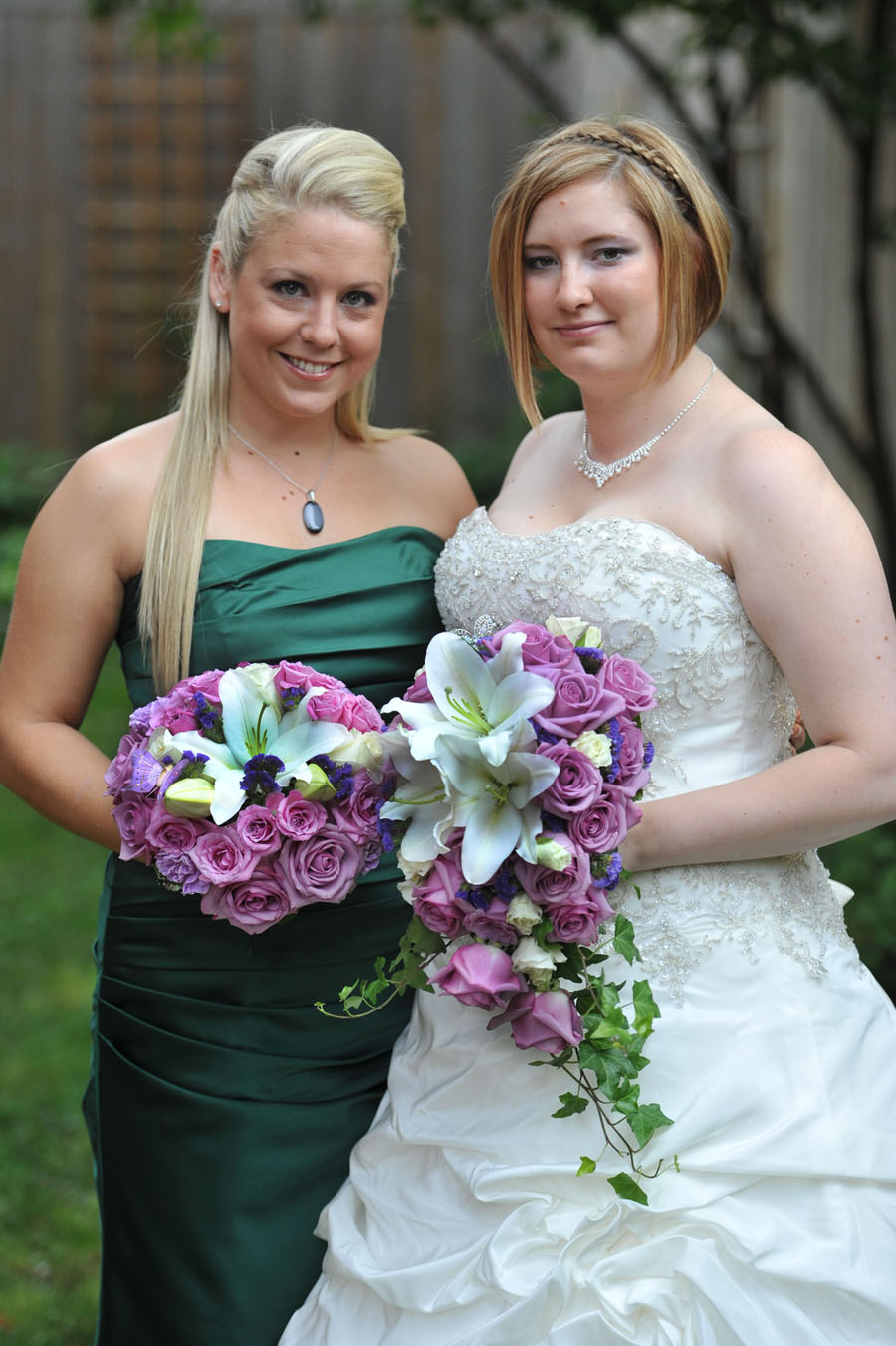 Sonja with Bridesmaid
