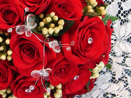 Red Wedding Flowers 